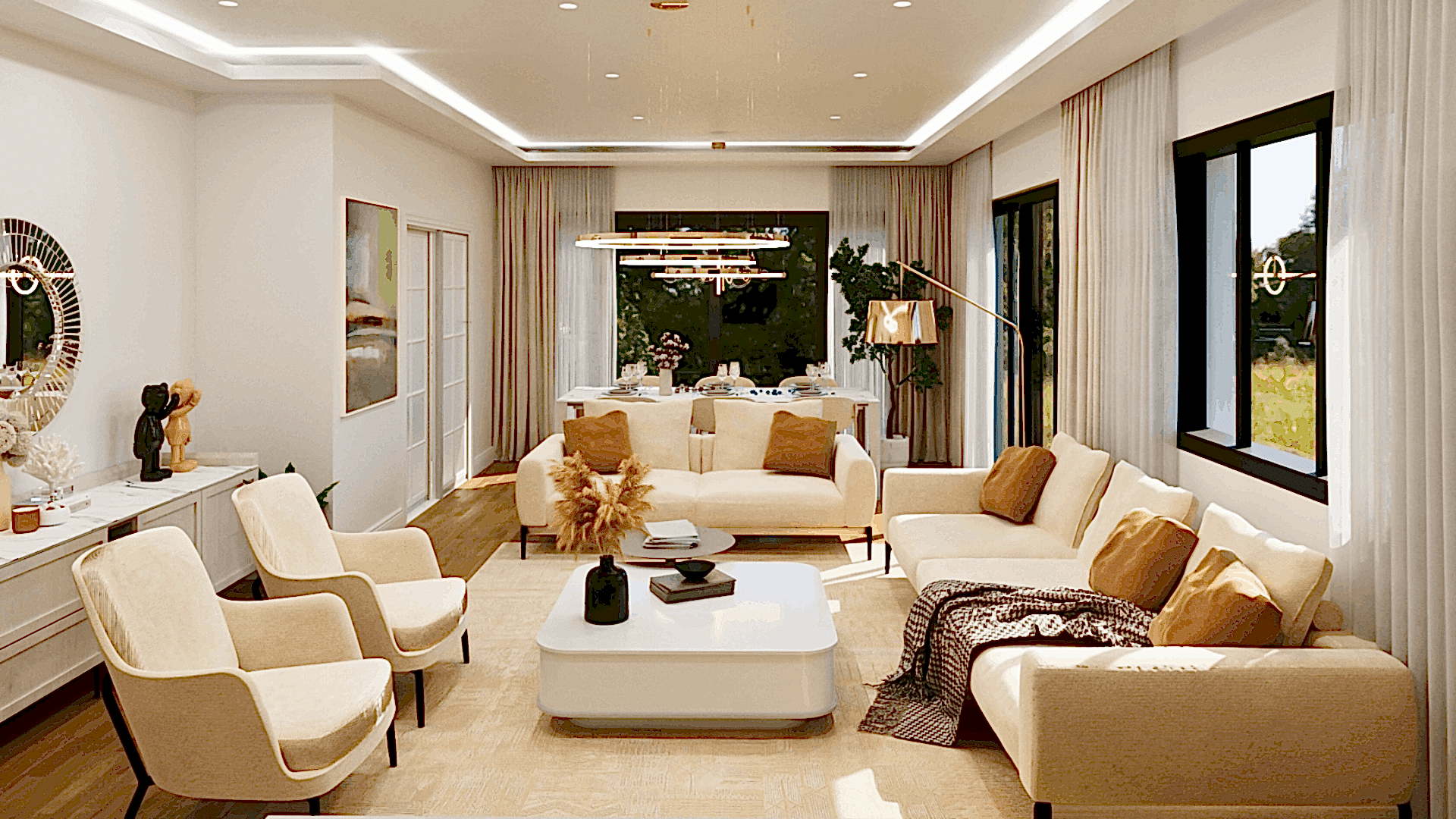 SOFA Grup İç Mimarlık Ankara Ofisi, Fransa, Sainte-Marine Villa İç Mekan Tasarımı Projesi