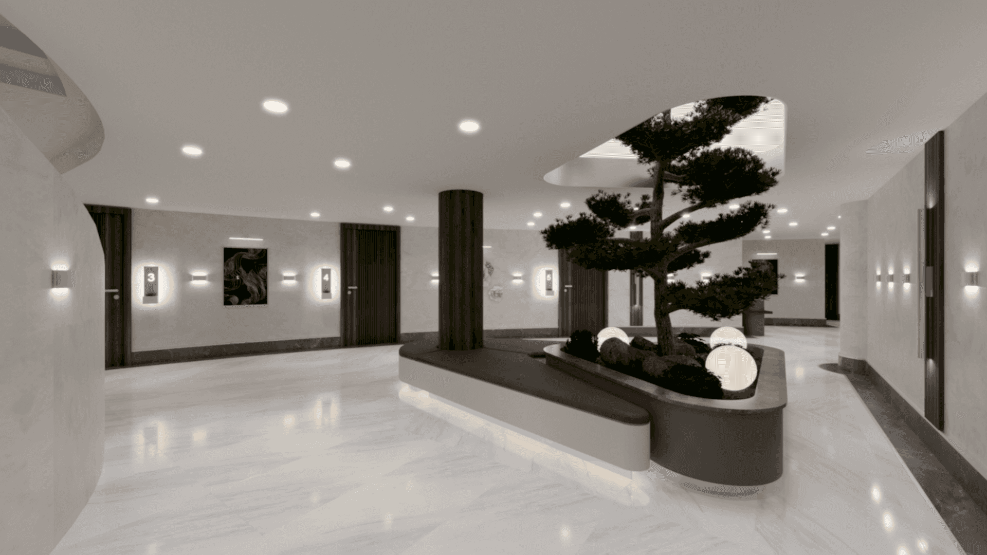 SOFA Grup İç Mimarlık Ankara Ofisi, Akman Holding Otel Fuaye Alanı Projesi