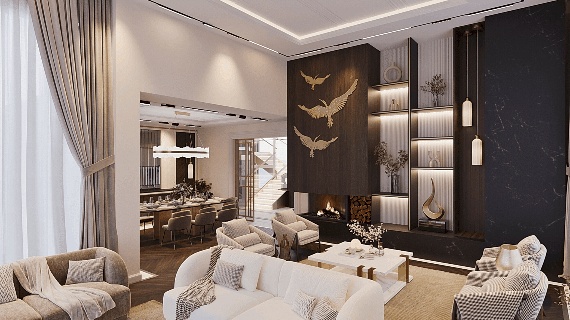 SOFA Grup İç Mimarlık Ankara Ofisi, İncek, Ankara, İncek Nivera Villa Sitesi İç Mimarlık Projesi