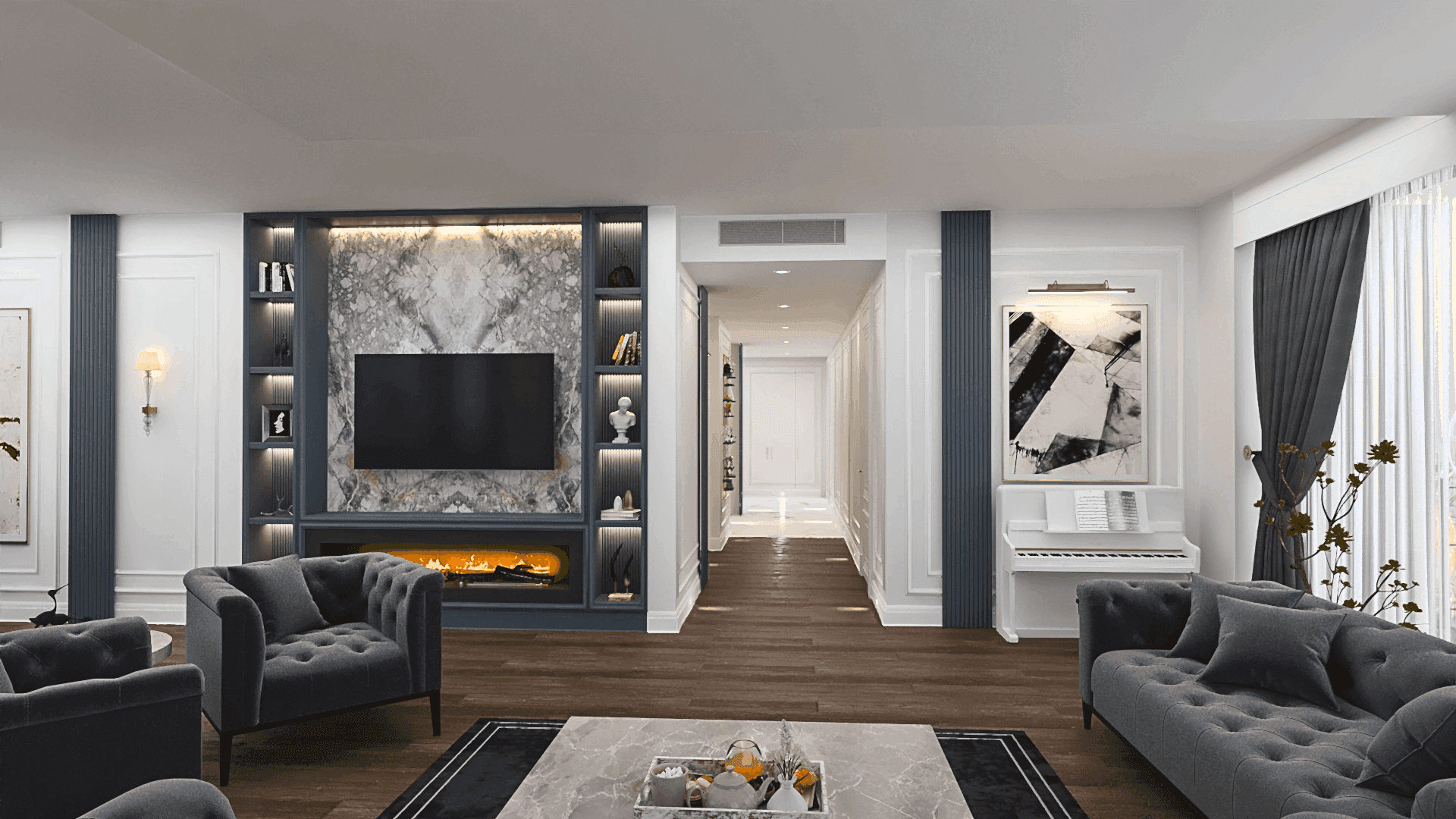 SOFA Grup İç Mimarlık Ankara Ofisi Çankaya, Ankara, Portakal Çiçeği Rezidans Projesi