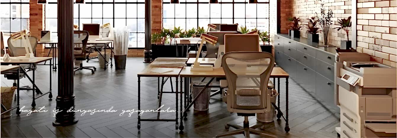 Modern Endüstriyel Ofis Tasarımı | Ankara İç Mimarlık | Sofa Grup